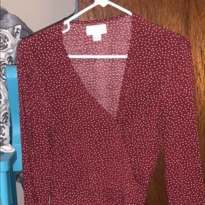 Polka dot top from stitch fix